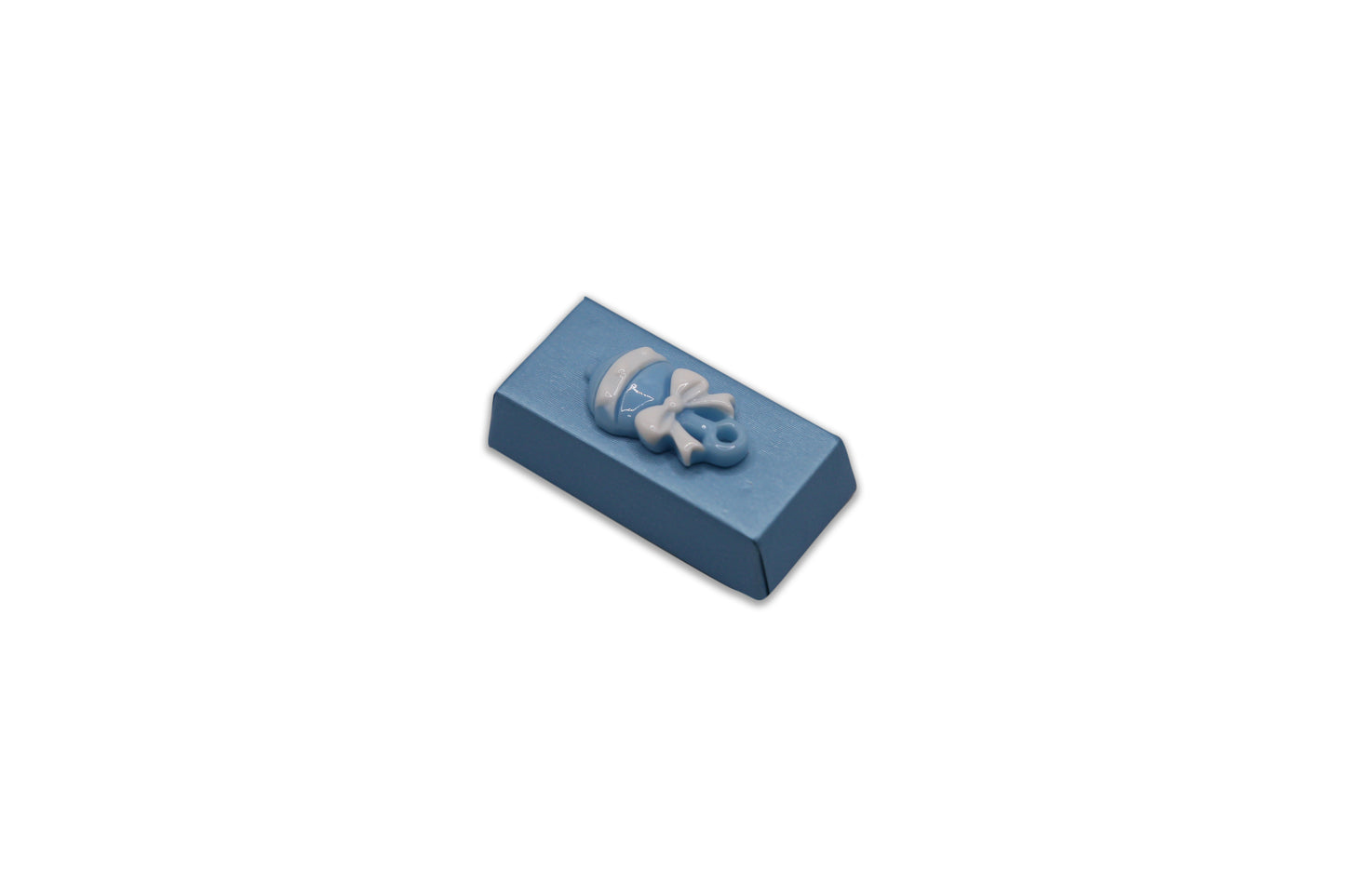 Blue and White Rattle - Decorated Chocolate
