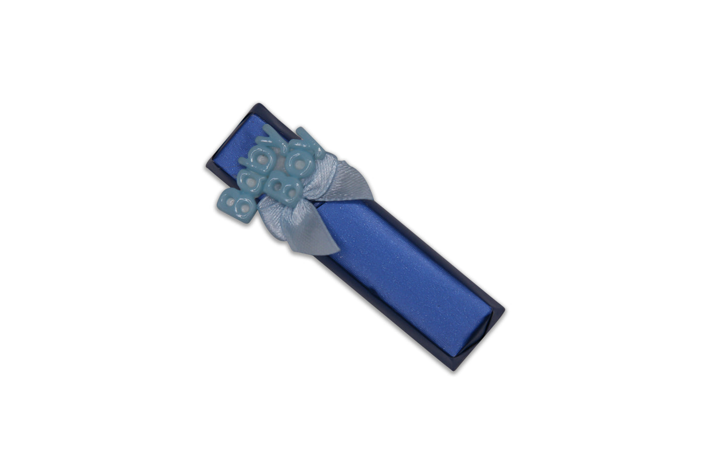Baby Boy Sign with Light Blue Bow - Decorated Chocolate