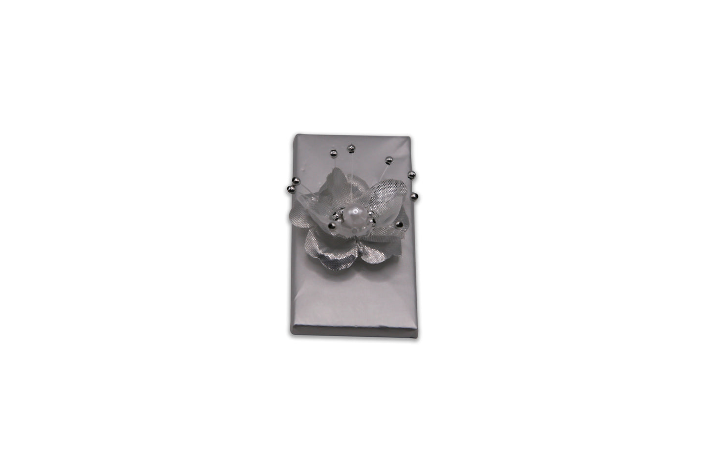 Cute Silver Flower - Wedding Decorated Chocolate Favor