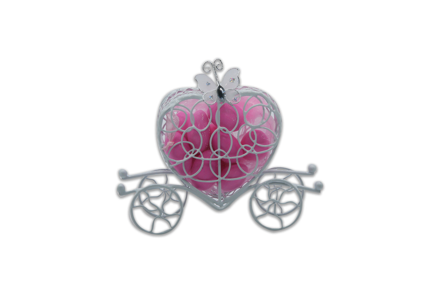 Love Carriage with White Butterfly- Jordan Almonds - All Occasions Favor