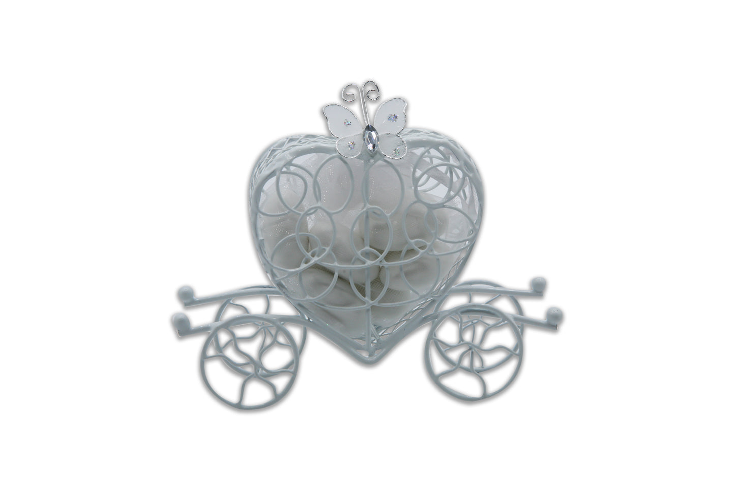 Love Carriage with White Butterfly- Jordan Almonds - All Occasions Favor