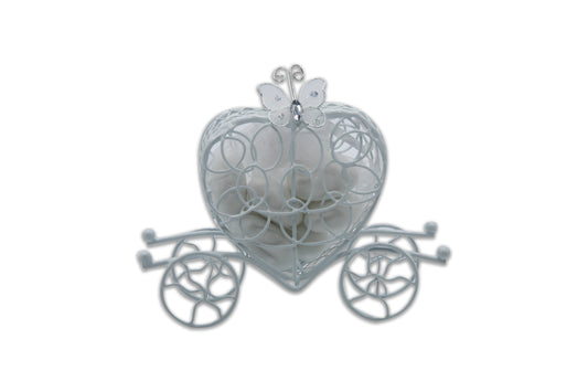 Love Carriage with White Butterfly- Jordan Almonds - All Occasions Favor