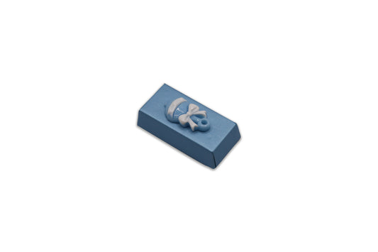 Blue and White Rattle - Decorated Chocolate