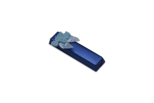 Baby Boy Sign with Light Blue Bow - Decorated Chocolate