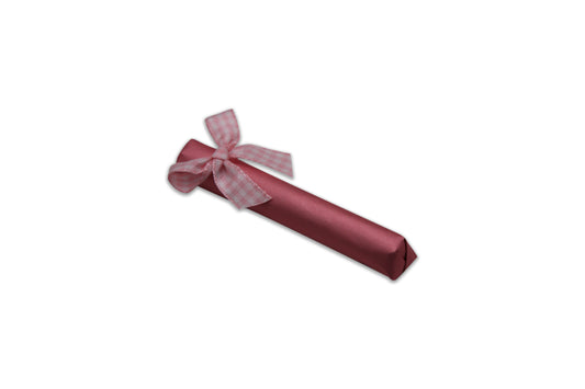 Cute Pink and White Bow - Baton Shape - Decorated Chocolate