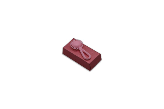 Pink Baby Rattle- Decorated Chocolate
