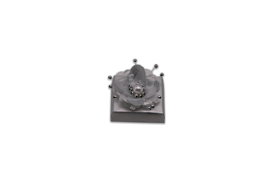Cute Silver Flower - Wedding Decorated Chocolate Favor