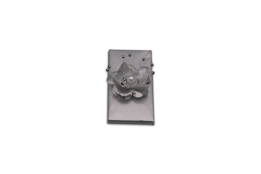 Cute Silver Flower - Wedding Decorated Chocolate Favor