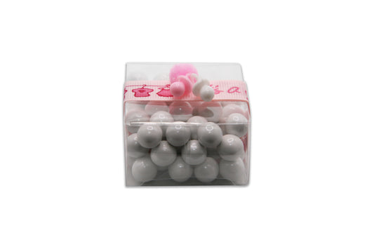 Baby Girl - White Sixlets Chocolate - Decorated Toy Favor