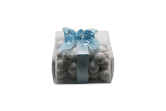 Baby Boy - White Sixlets Chocolate - Decorated Toy Favor