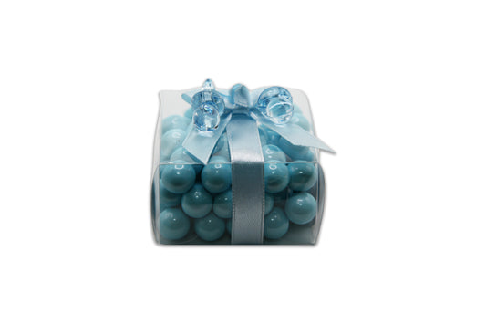 Baby Boy - Blue Sixlets Chocolate - Decorated Toy Favor